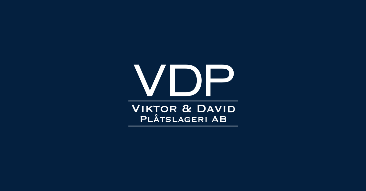 Viktor & David Plåtslageri AB logotyp